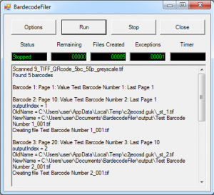 read barcode from images with BardecodeFiler application