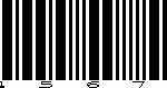 Code 25 barcode specification